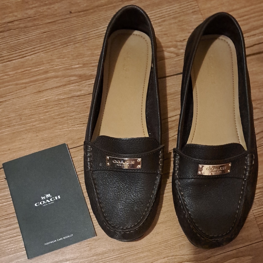 Coach Women's Brown Leather Loafers
